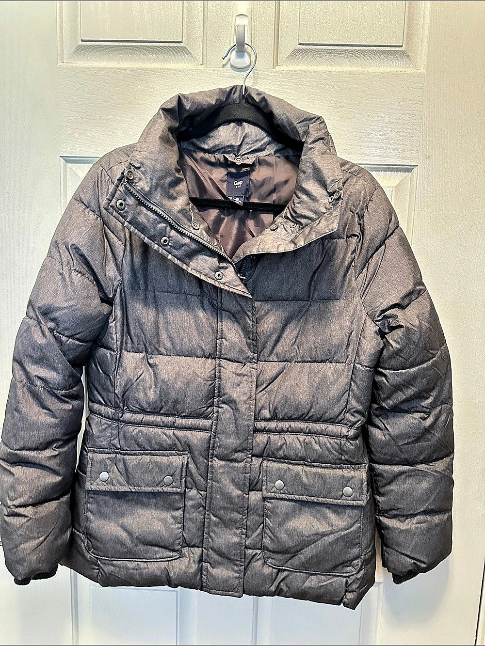 Gap Women'Small Puffer Jacket Gray Size Small
